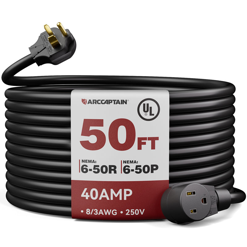 40 Amps 220V Power Extension Cord Heavy Duty Welding Cord