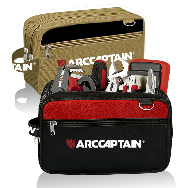 2 Pack 12 Inch Small Tool Bag Zipper Tool Pouch