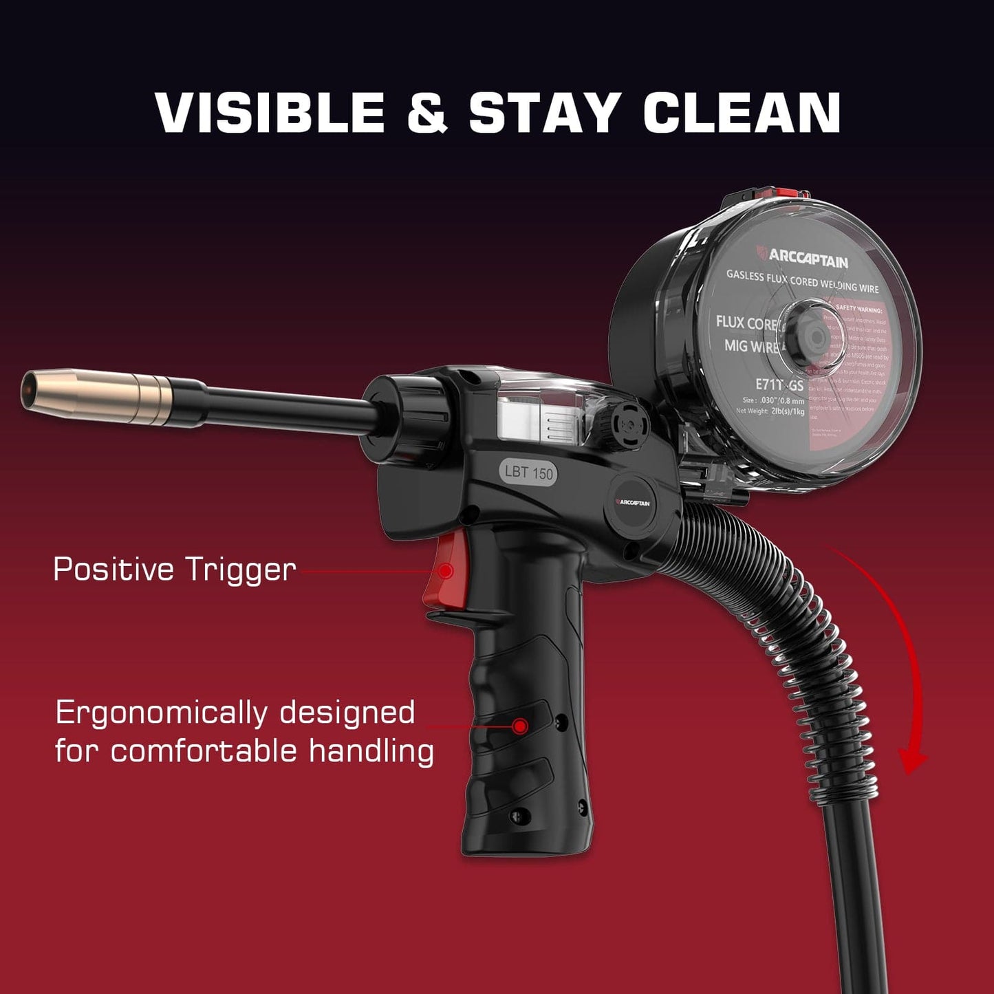 Arccaptain Spool Gun For Better Aluminum Welding