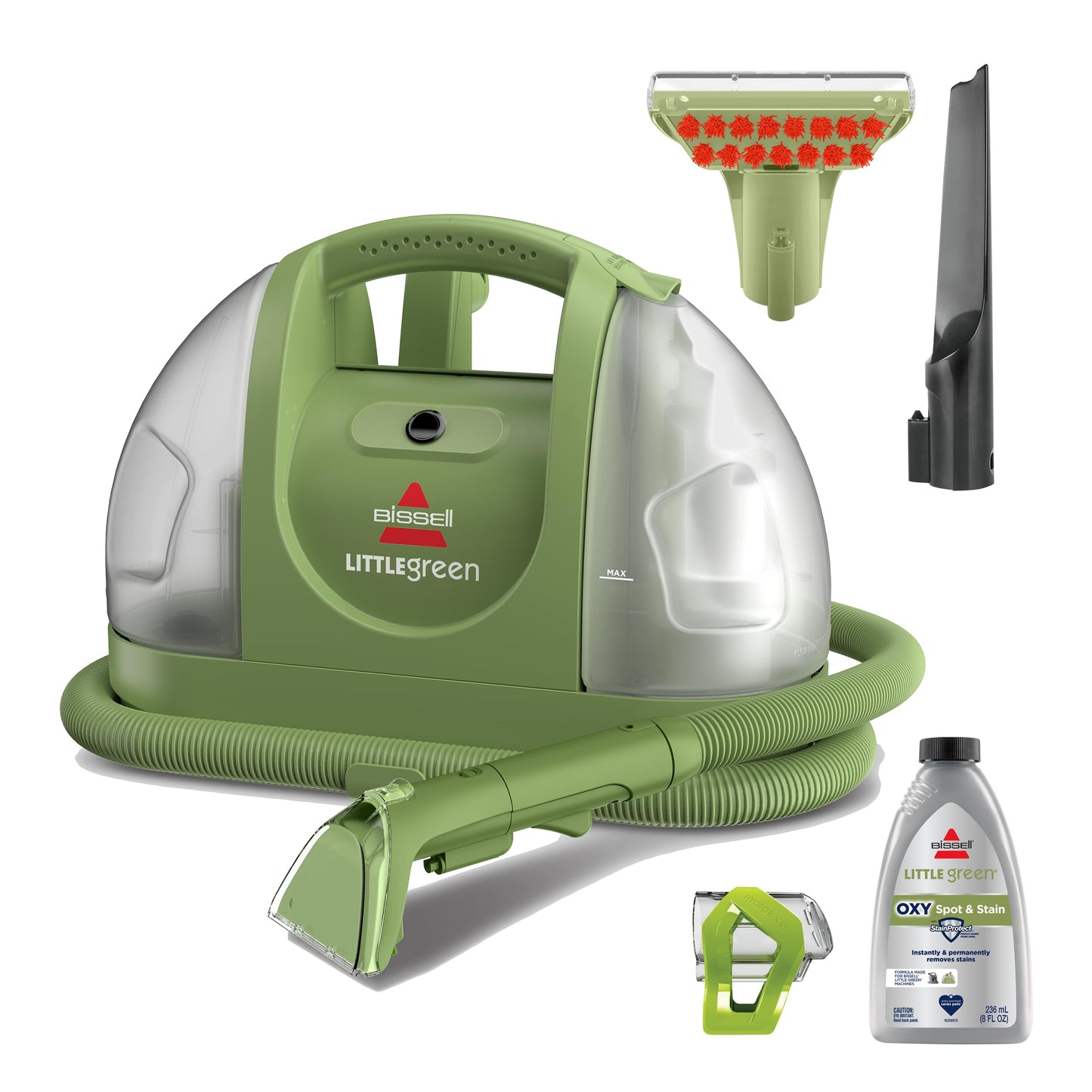 BISSELL Little Green – Nettoyeur Portable pour Tapis, Canapés & Voiture