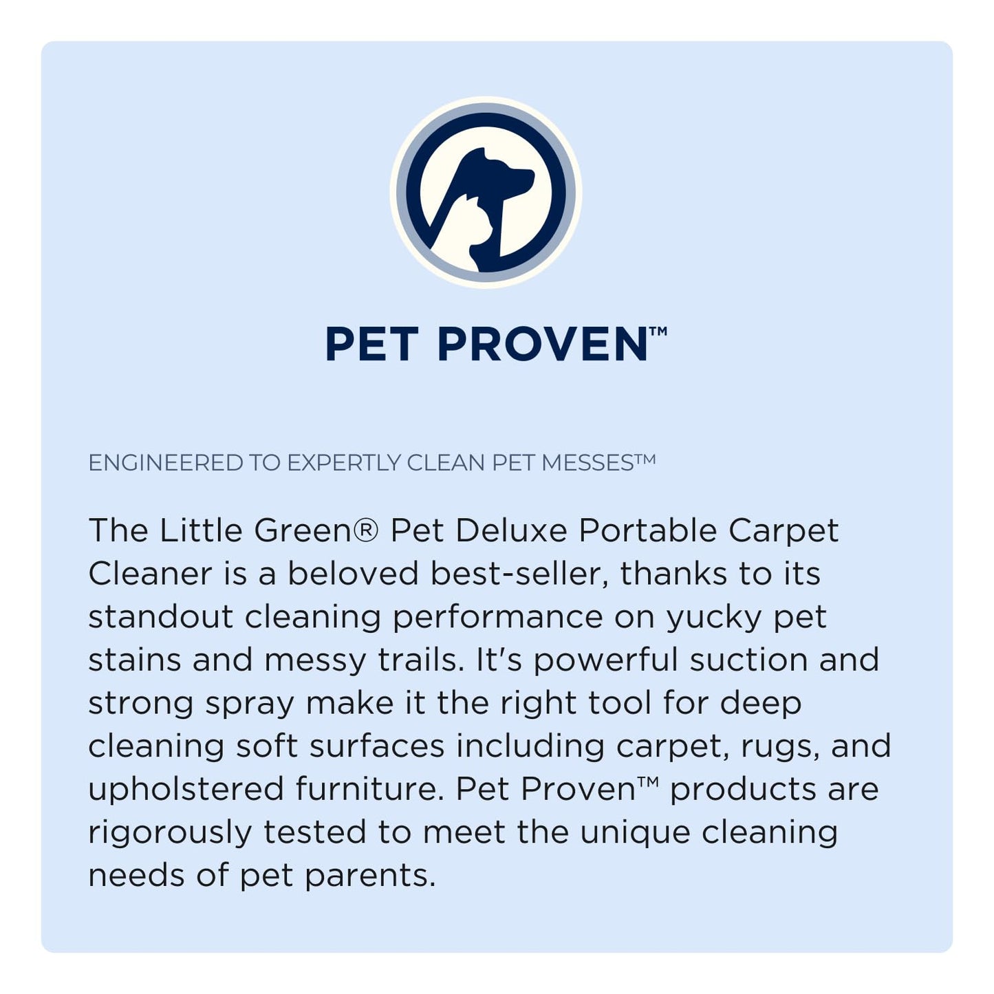 BISSELL Little Green – Nettoyeur Portable pour Tapis, Canapés & Voiture
