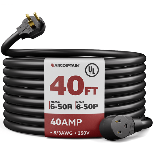 40 Amps 220V Power Extension Cord Heavy Duty Welding Cord
