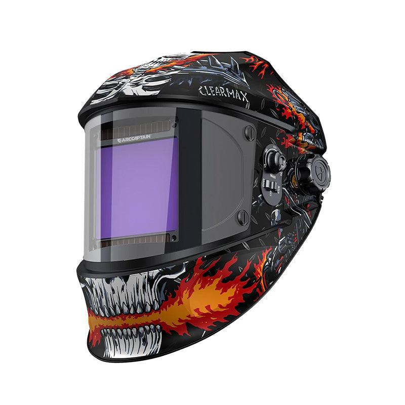 EXSpace X200 Auto Darkening Welder Helmet Skull Knight