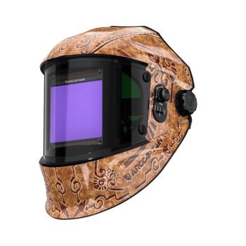 EXSpace X300 Welding Helmets with Auto Darkening Wood Etched